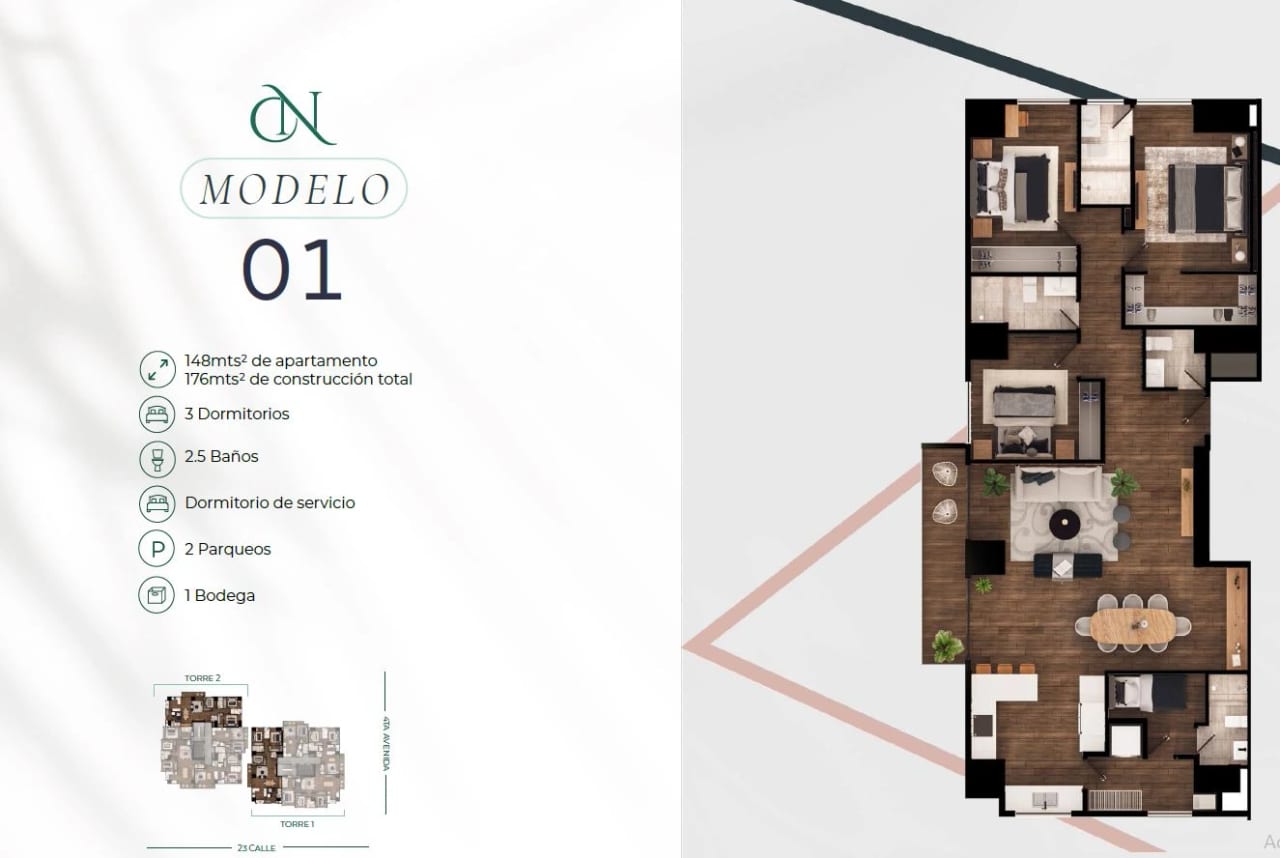 Edificio CASA NOGAL, zona 14 — foto 2 de 8